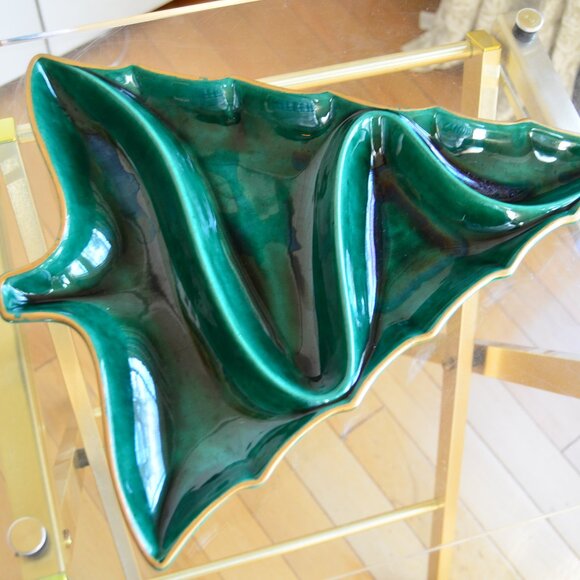 Vintage Atlantic Mold Christmas Tree Candy/Nut Dish - Picture 2 of 13